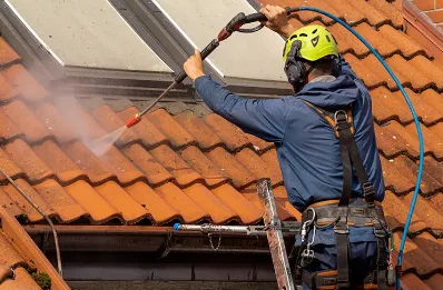 Démoussage et hydrofuge de toiture à Maulette